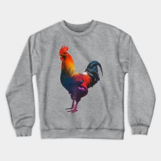 Rainbow Chicken Crewneck Sweatshirt